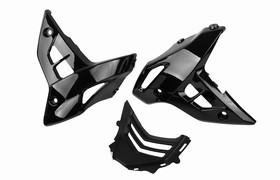 QUILLA MOTOR HONDA CB190R NEGRA (4 pcs) MTC [C80421]